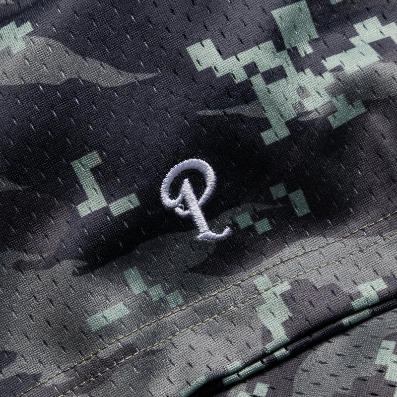 Tear Resistant Fabric Comfy Feel Politics Mesh Shorts - Politics Camo