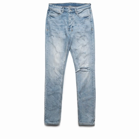 MoistureWicking Technology Adjustable Hem Ksubi Van Winkle Manhattan 1999 Denim Pant - Indigo