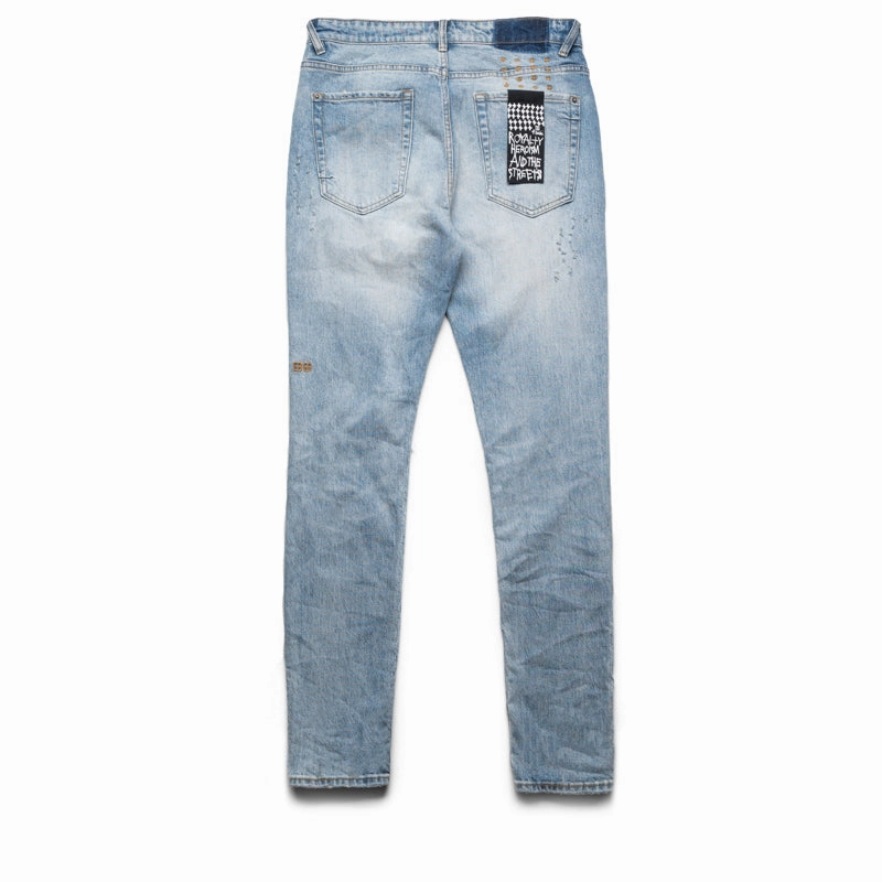 Ksubi Van Winkle Manhattan 1999 Denim Pant - Indigo Durable Stitching AbrasionResistantClothing