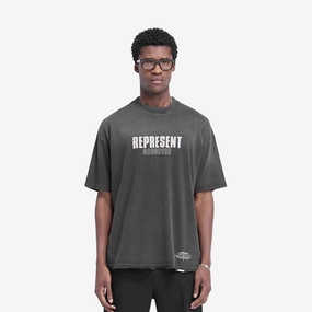 Sustainable production REPRESENT | GODSPEED T-SHIRT { AGED BLACK