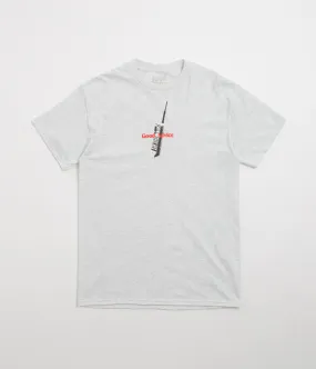 Good Advice Chat Line T-Shirt - Ash stretchy fabric