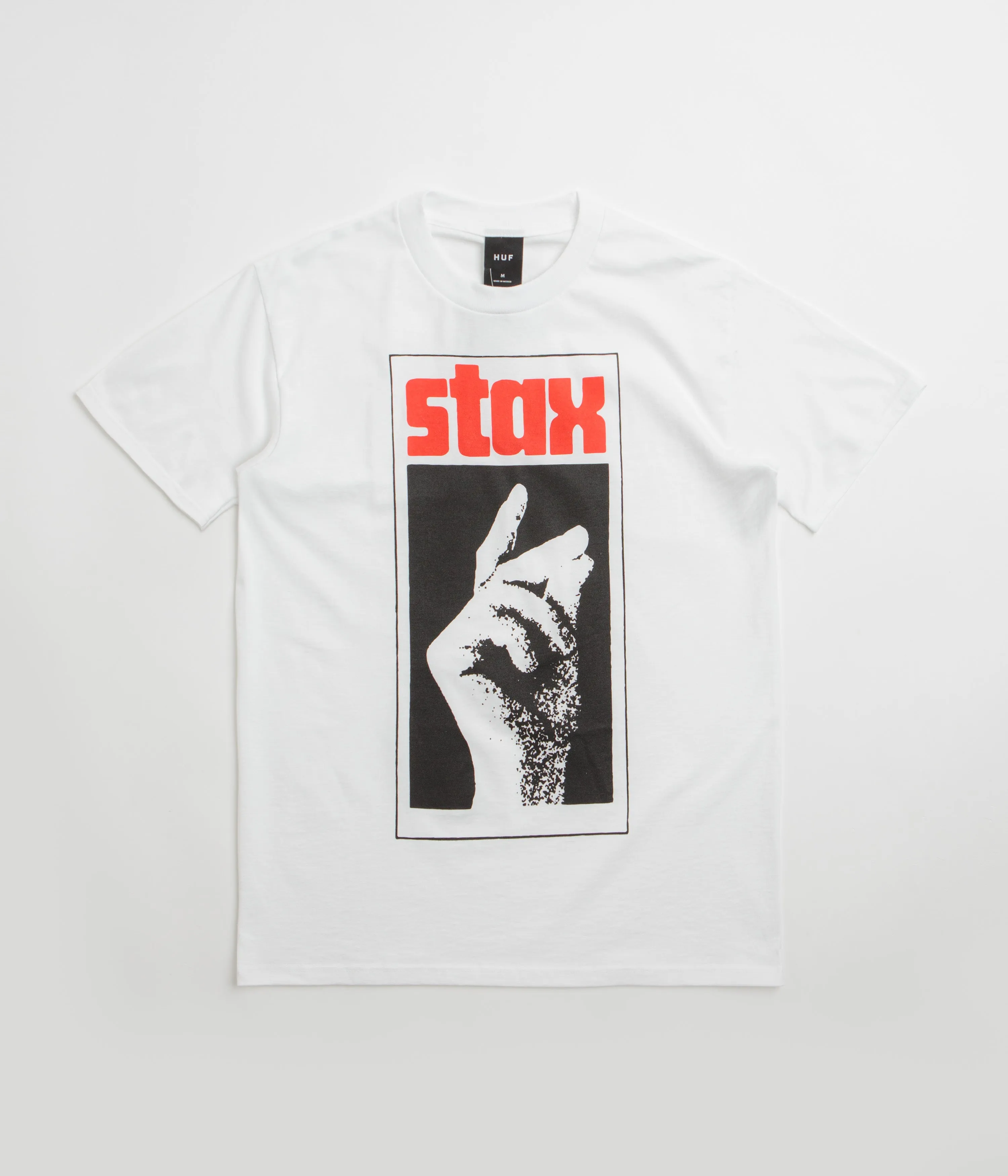 nailhead Pastel Colors HUF Stax Snap T-Shirt - White
