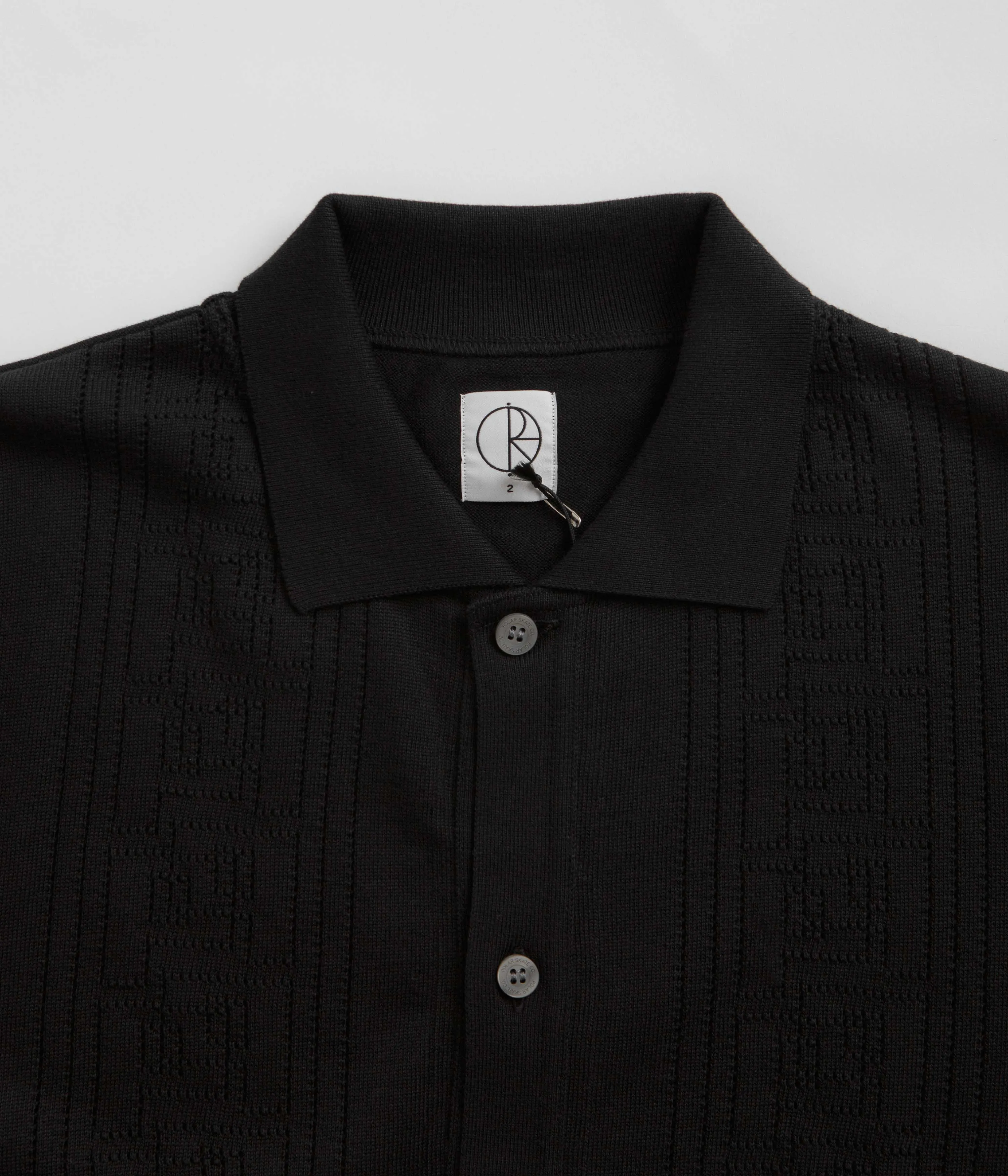 Polar Double P Miles Cardigan - Black Summer Camp Seasonal Wardrobe