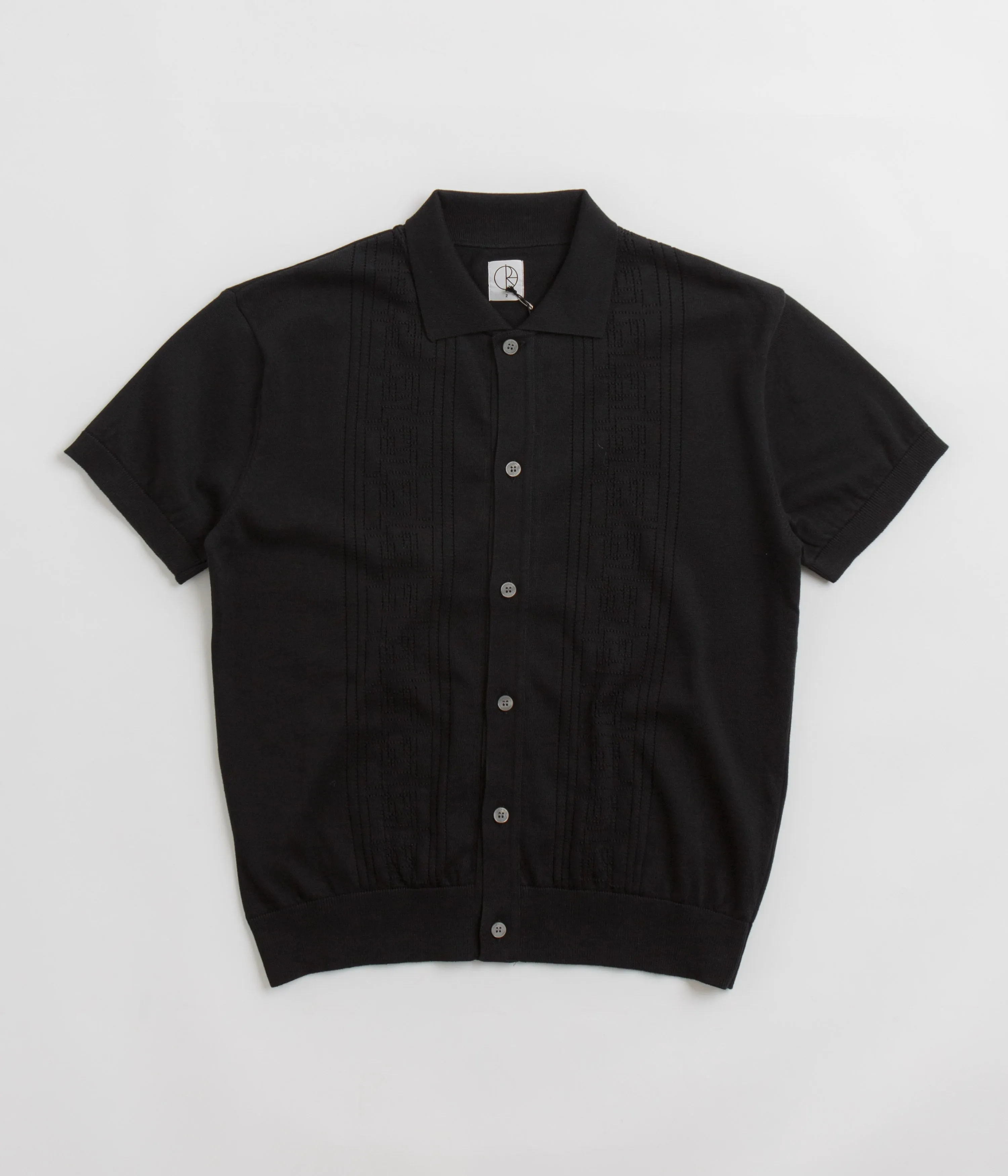 Polar Double P Miles Cardigan - Black Adjustable Hem