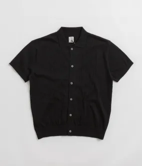 Polar Double P Miles Cardigan - Black Adjustable Hem