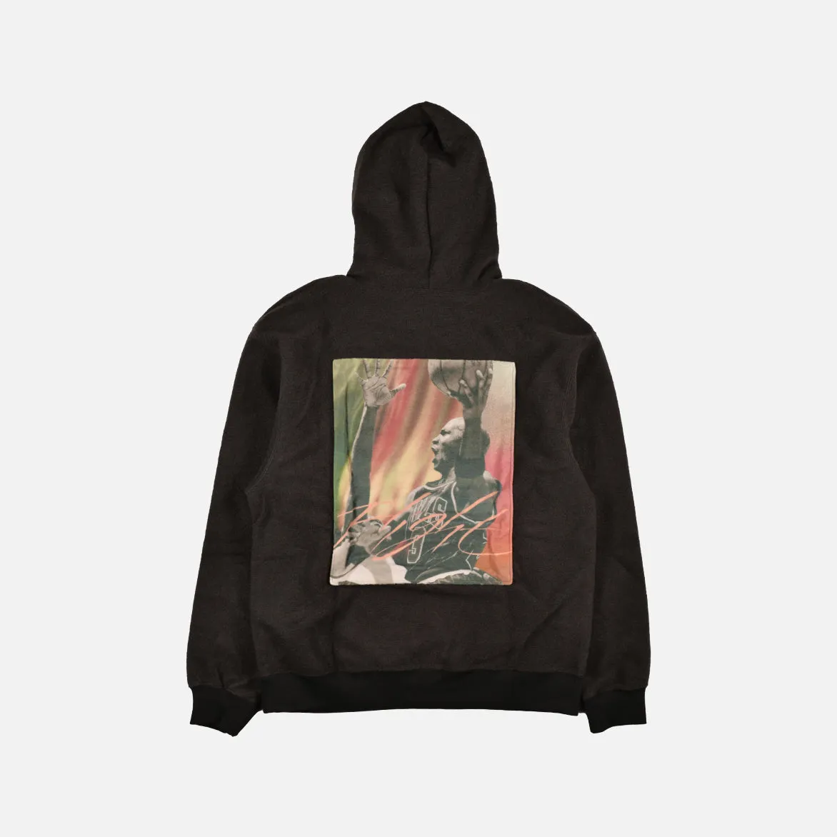NonRestrictiveFit JORDAN FLIGHT HERITAGE HOODIE - BLACK