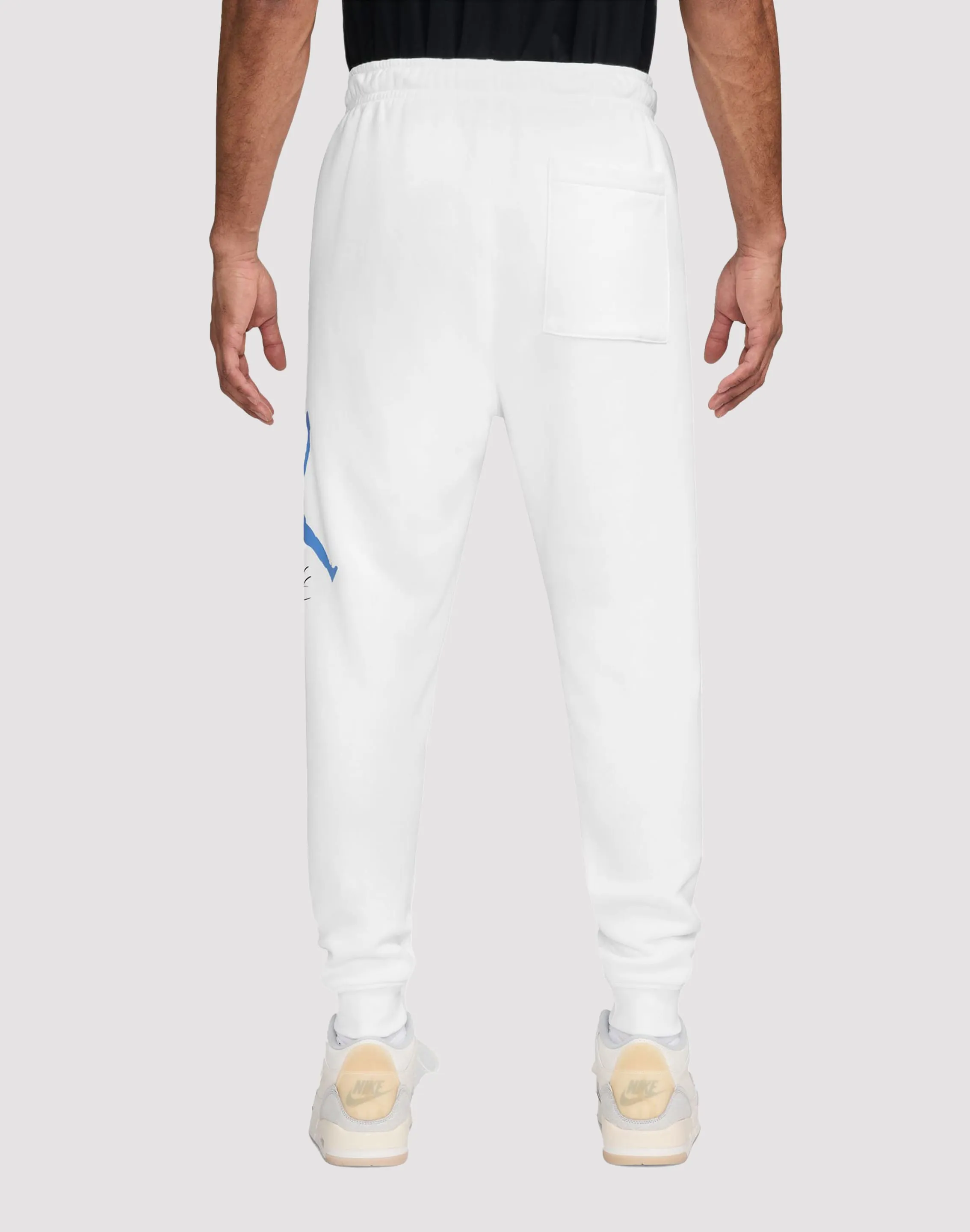 Nike Essentials Fleece Baseline White Pants Family Style DurableStitching