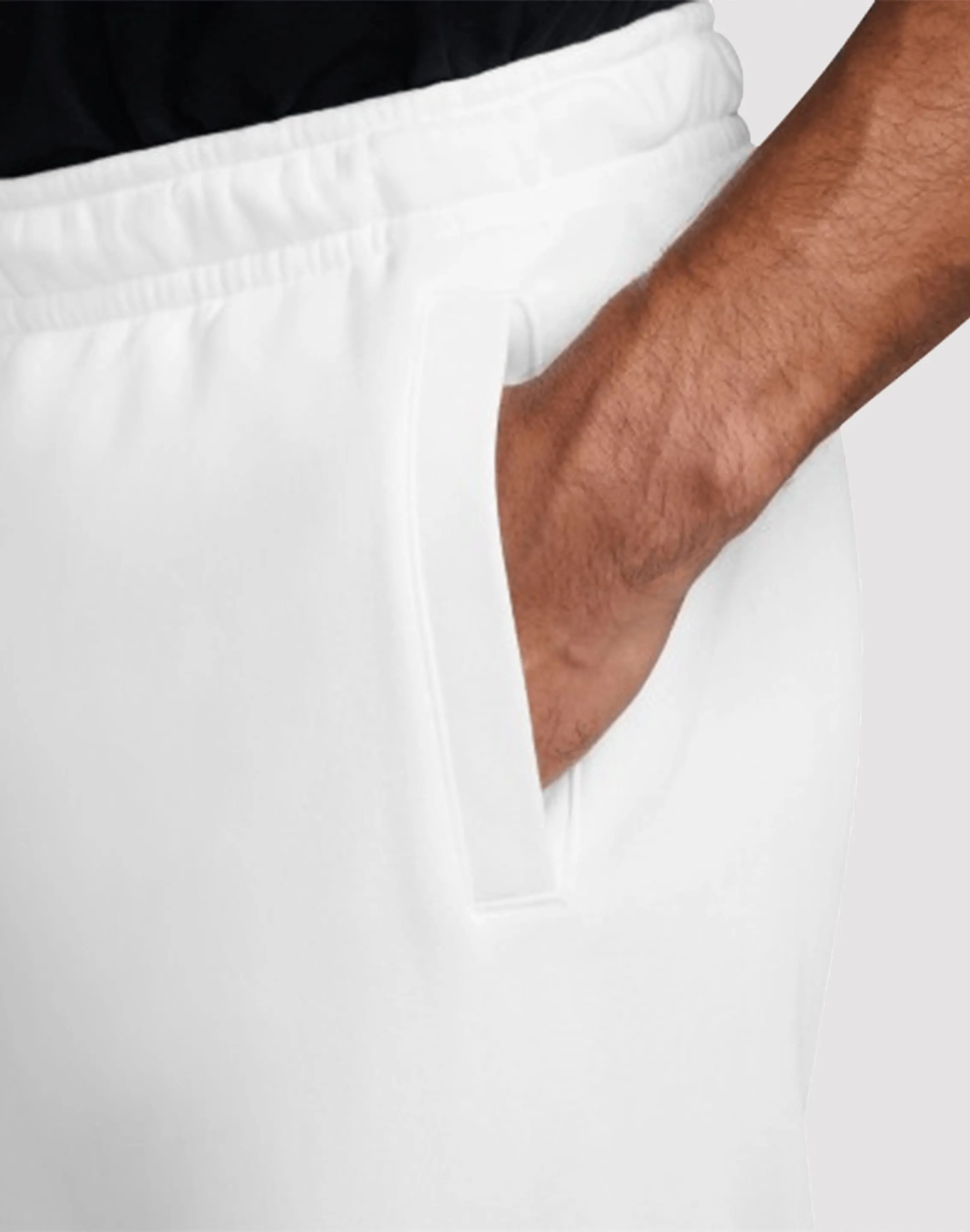 Nike Essentials Fleece Baseline White Pants Cool Frame