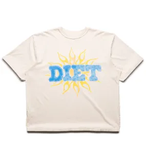 Diet Starts Monday Flame Spray Tee - Cream/Blue Groom attire Dinner