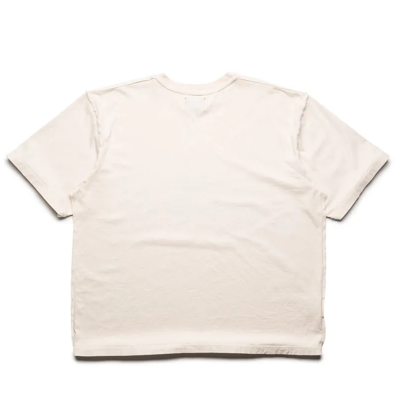 shooting venue Diet Starts Monday Flame Spray Tee - Cream/Blue