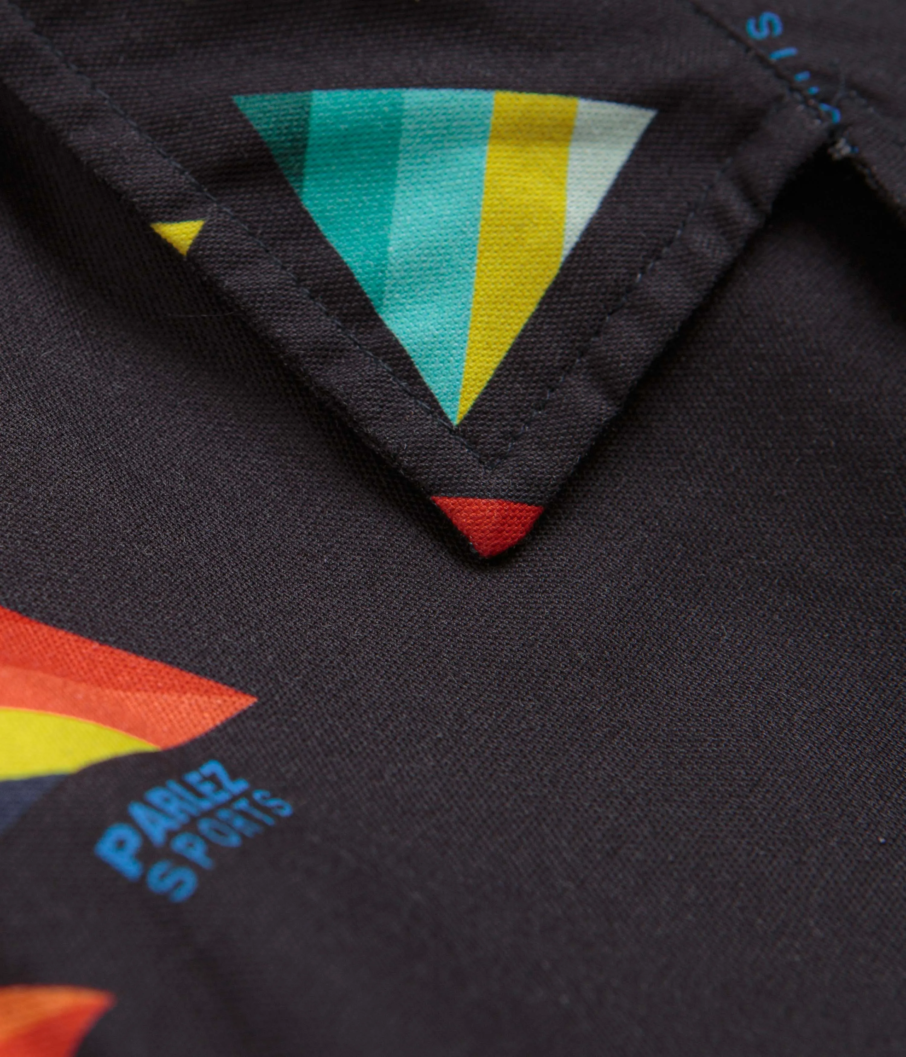 Parlez Antilles Shirt - Navy No Slip Shoulder Grips slim cut