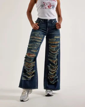 warm fleece Aerated Seam Placement True Religion Jessie Jeans