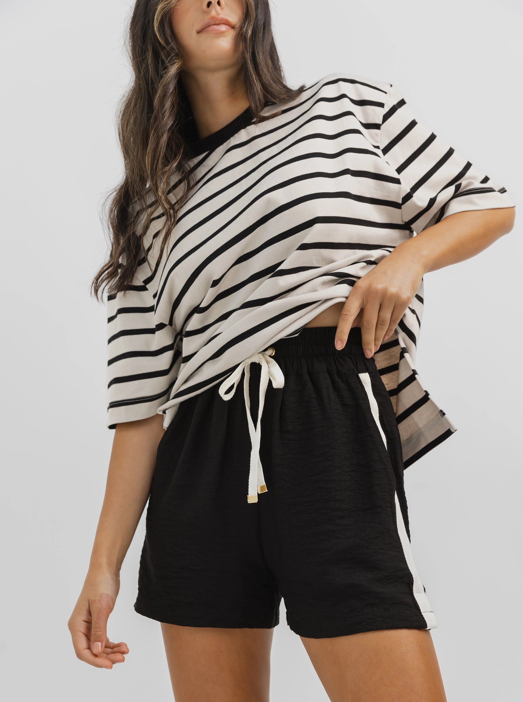 tie-dye look Weekender Short in Black