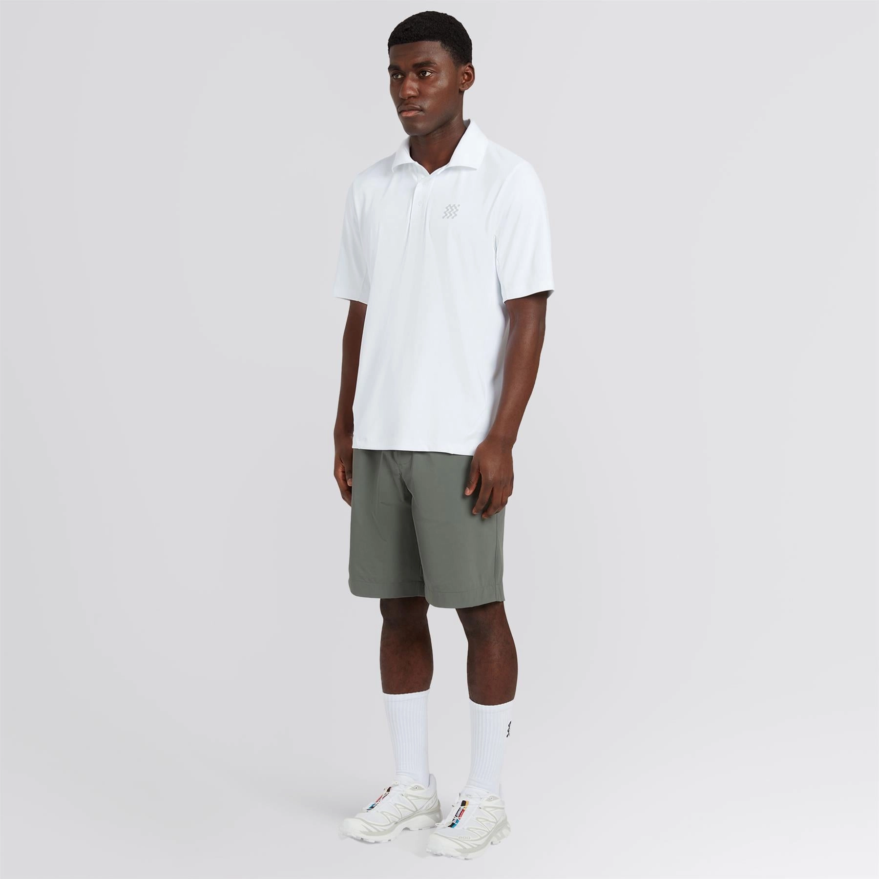 Non Restrictive Cut Ultra Soft Touch Lightweight Course Shorts Green