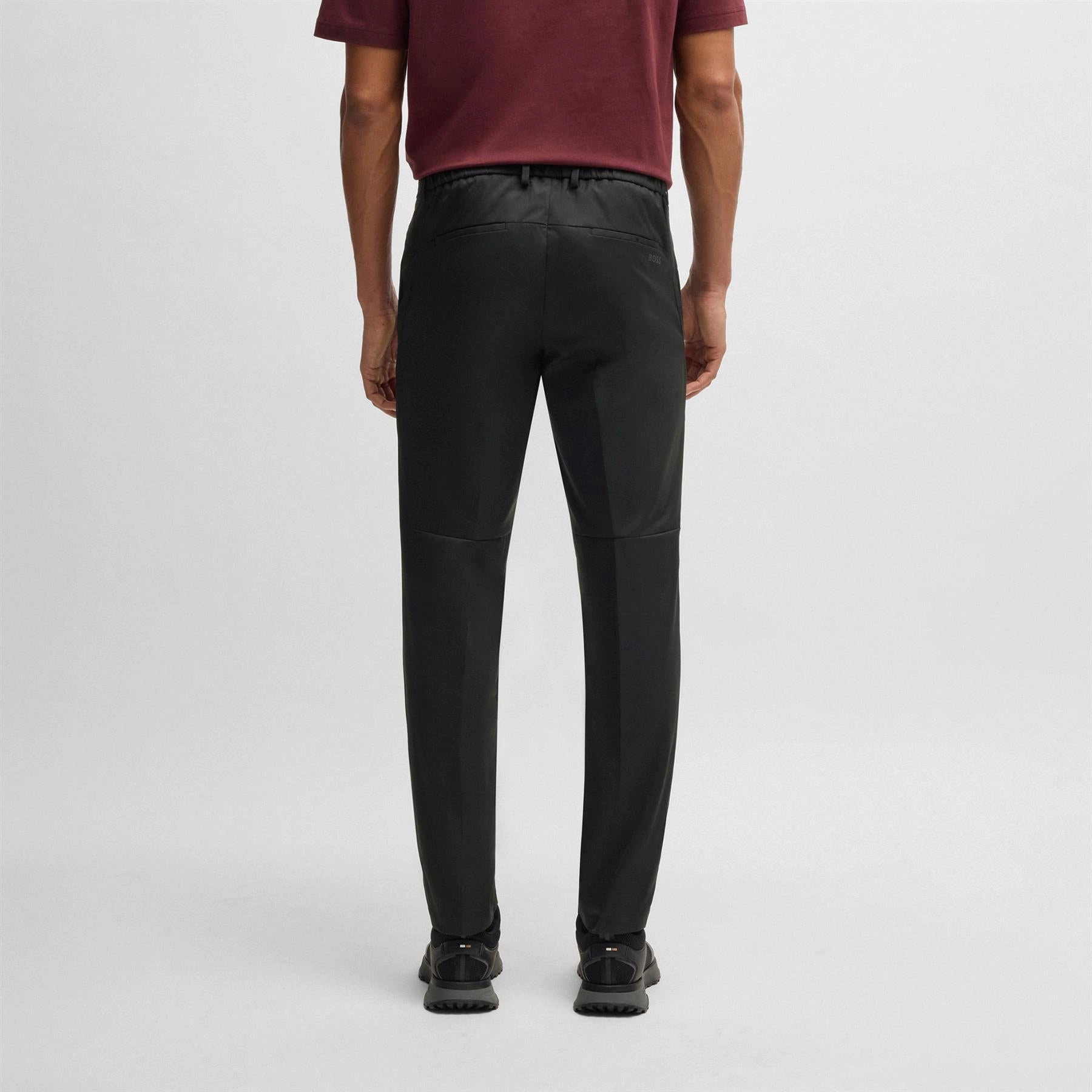 Stretch Motion BreathableMeshLining Phoenix Regular Fit Trousers Black