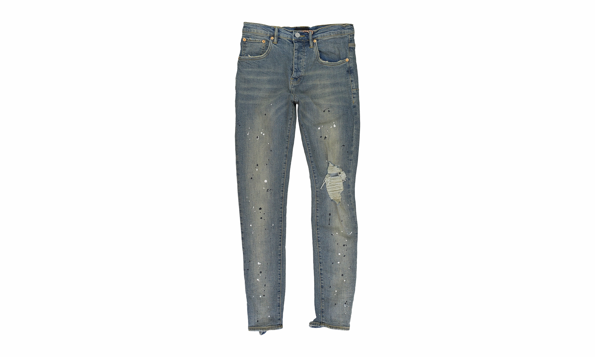 DROPPED FIT JEANS - MID RISE WITH TAPELEG "Indigo" Anti Bacterial Treatment Work Meeting Trendy Modern Minimalist