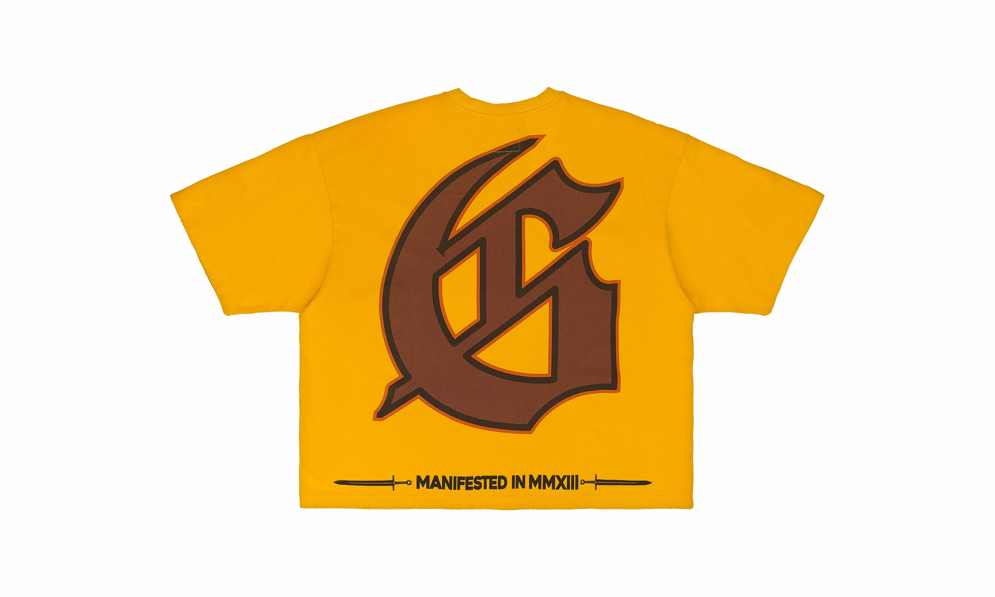 CrossBackStructure MORALE T-SHIRT "Yellow"