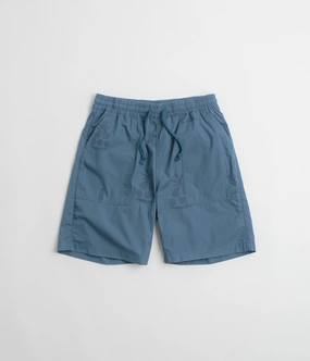 Service Works Poplin Printed Chef Shorts - Slate Beach Ready Stay Fresh