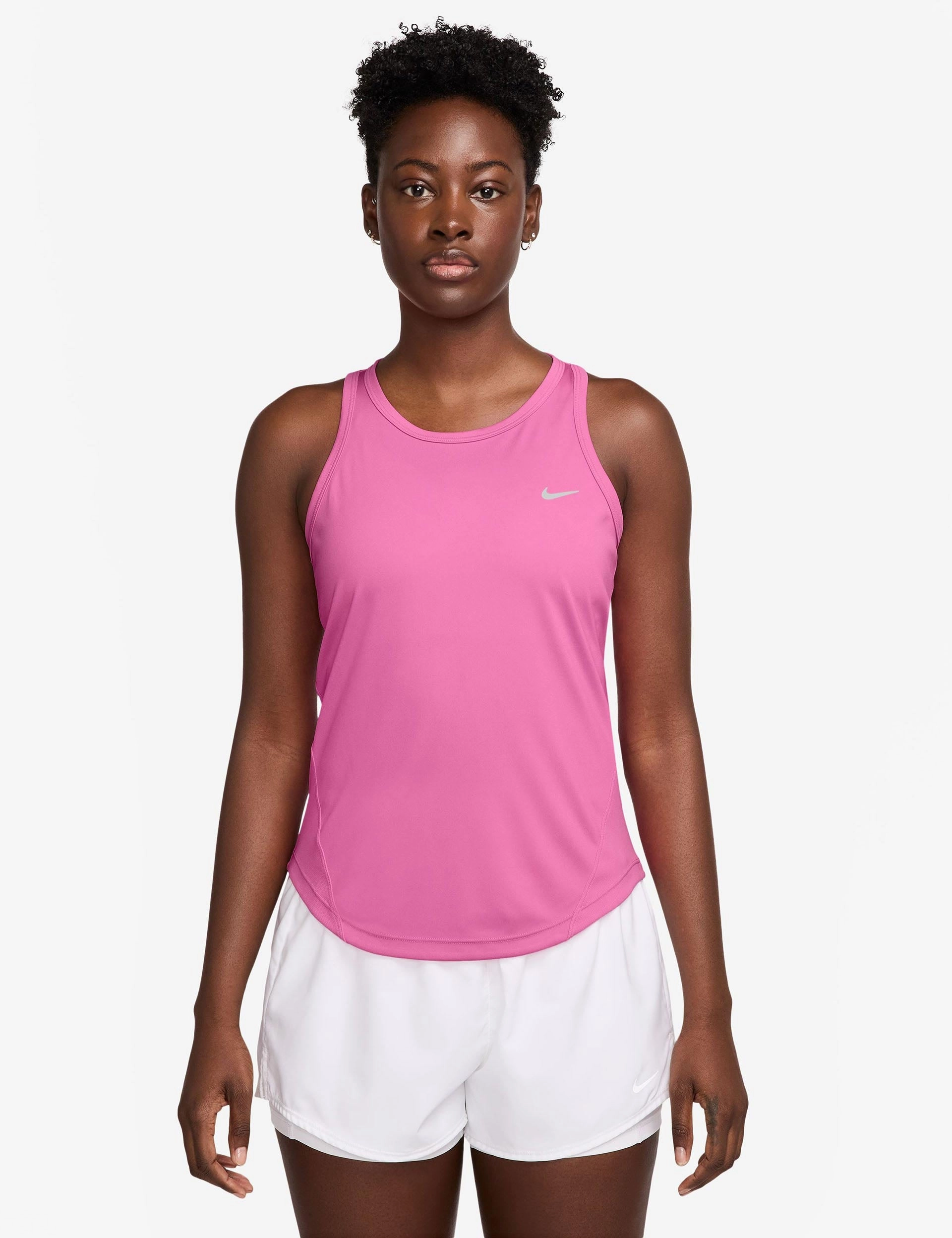 Tempo Dri-FIT Running Tank Top - Playful Pink/Reflective Silver precision strike