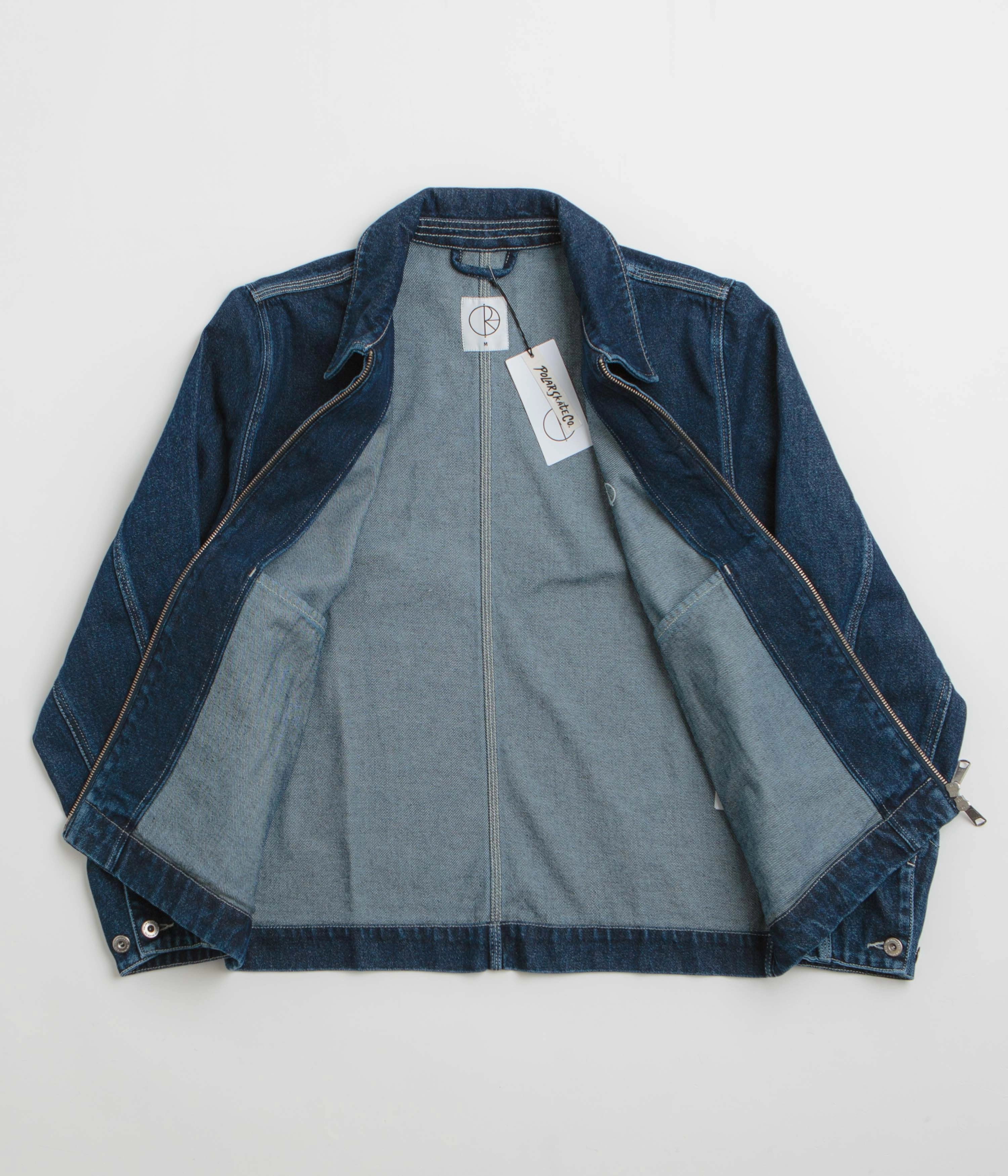 Reinforced Elbows Polar Cliff Jacket - Indigo