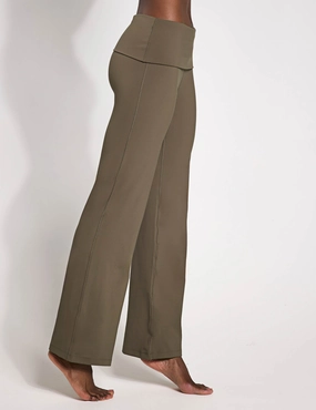 One Dri-FIT Fold-Over Pants - Ironstone/Black Vapor Weight Fabric