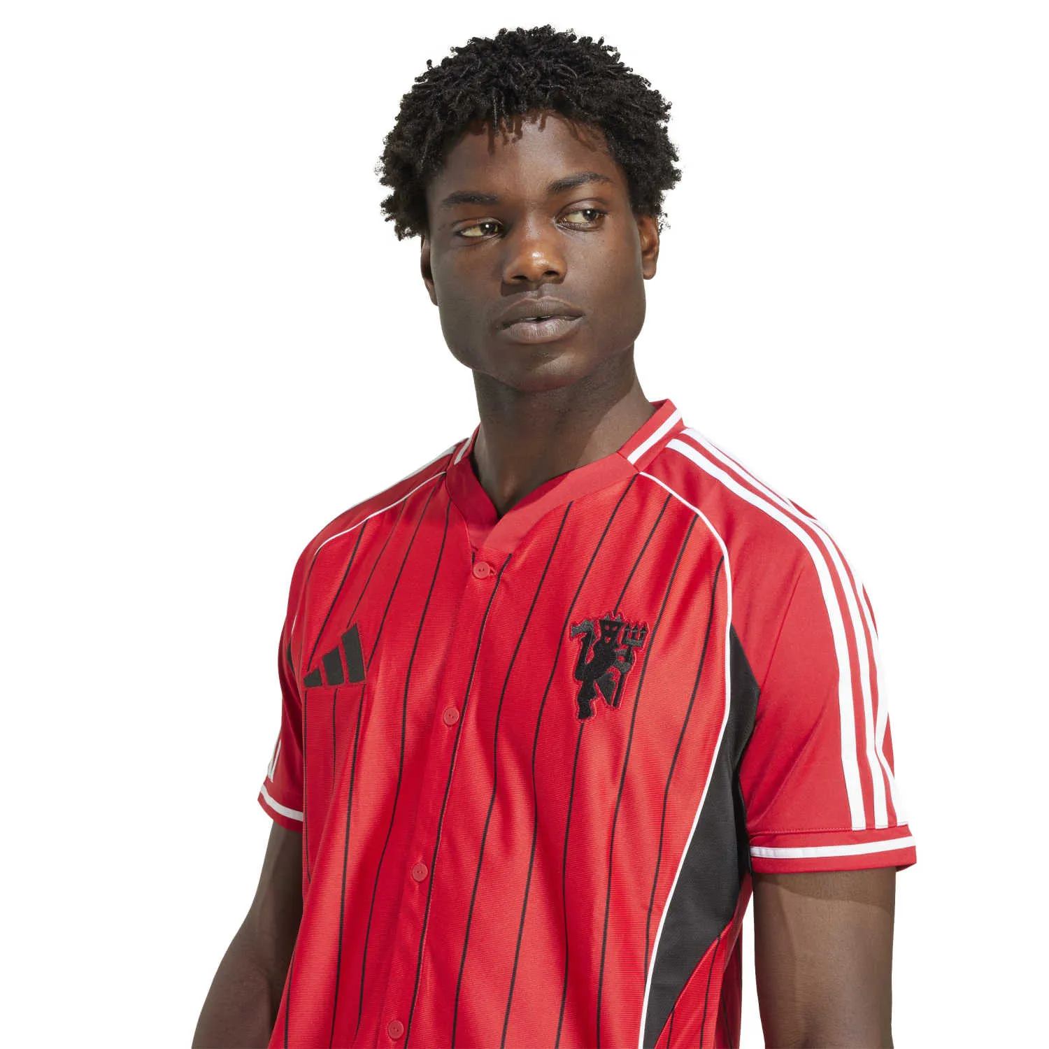 mesh ventilation Manchester United Icon LS Polo -Mens