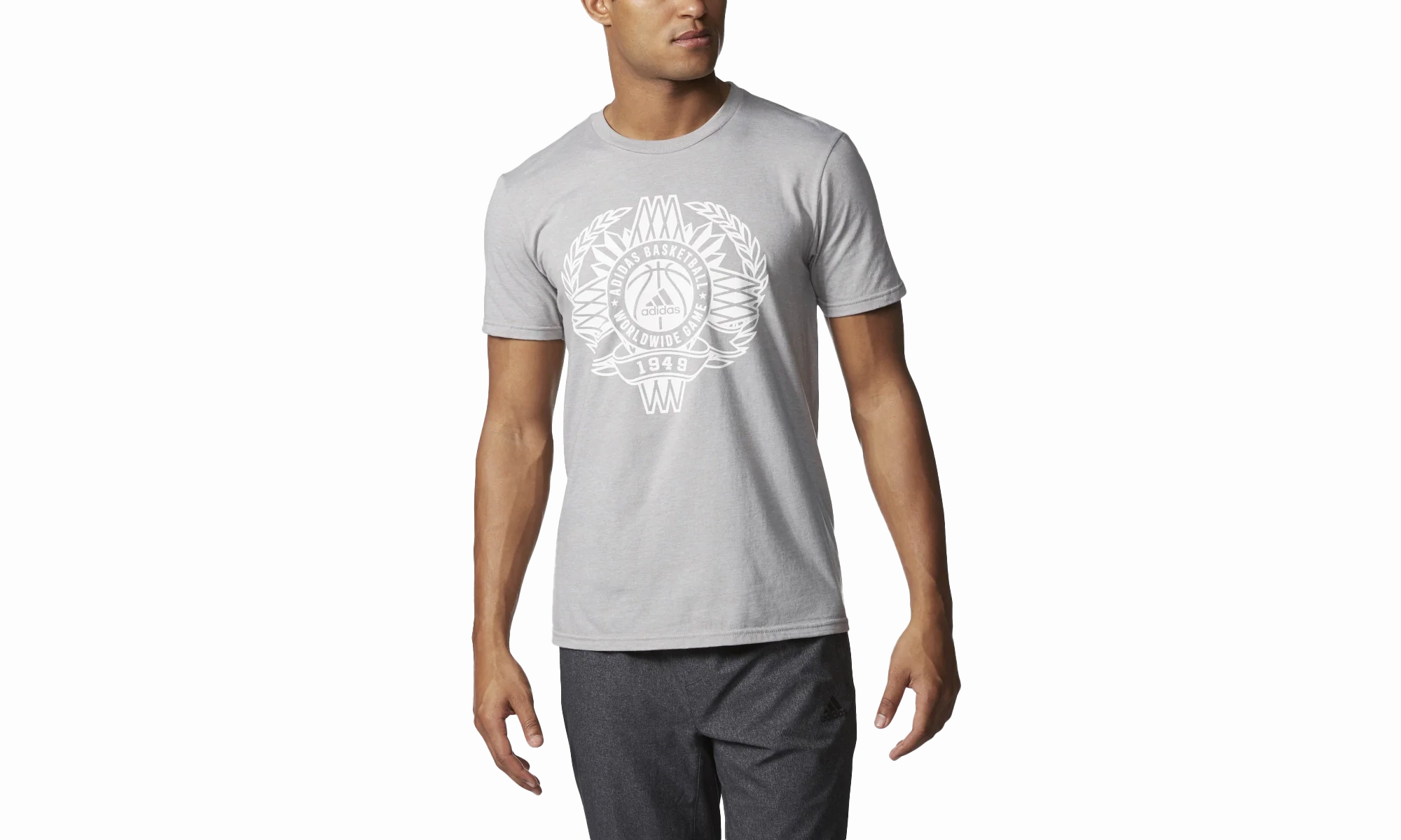 Global Game Short Sleeve T-Shirt "Grey / White" Durable Construction