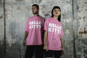 Hello Kitty x Lust Logo Tee Gym Wear Relaxed Crew Neck Opening