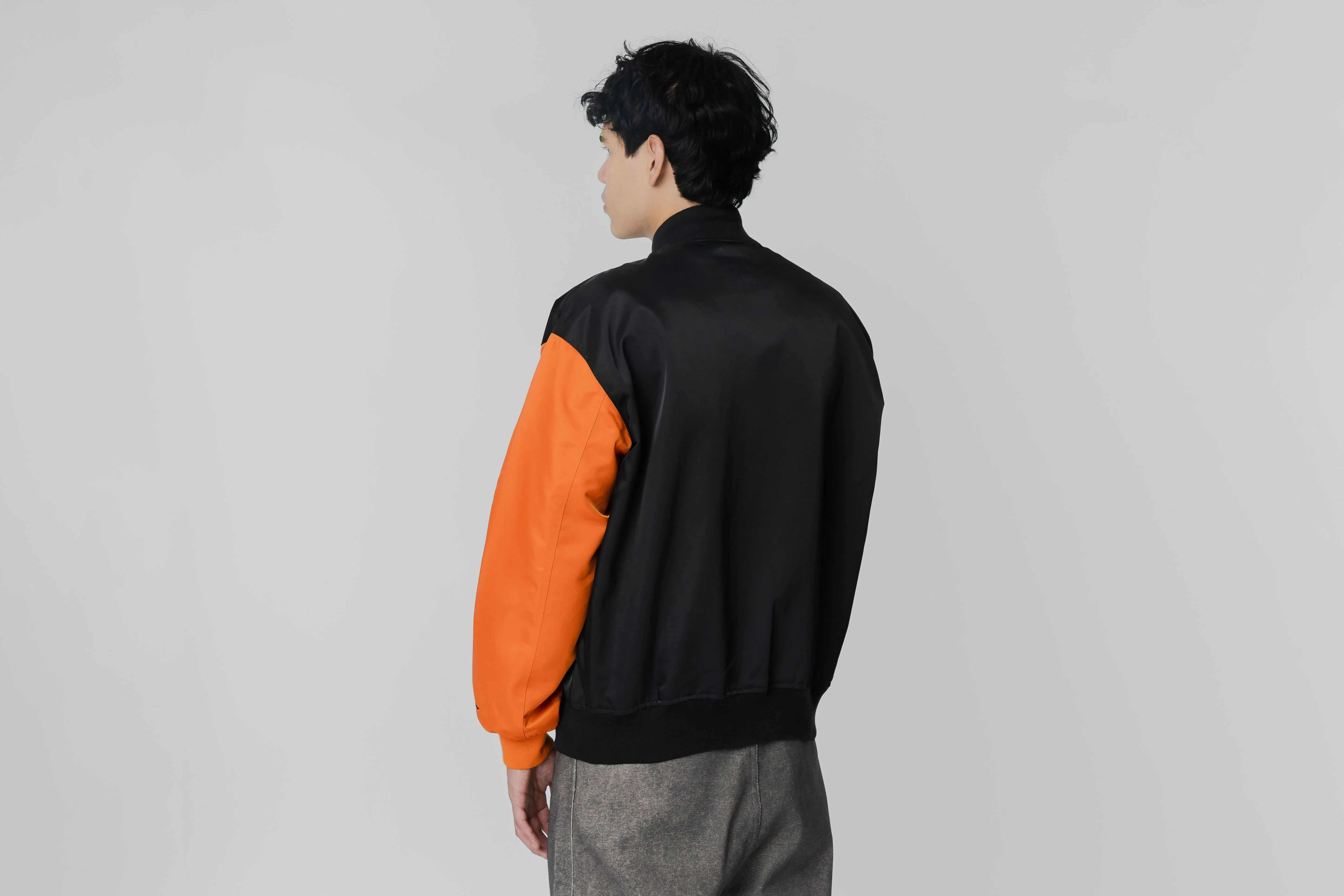 Jordan Brooklyn University Varsity Jacket High Neck Design Mesh Panel Details