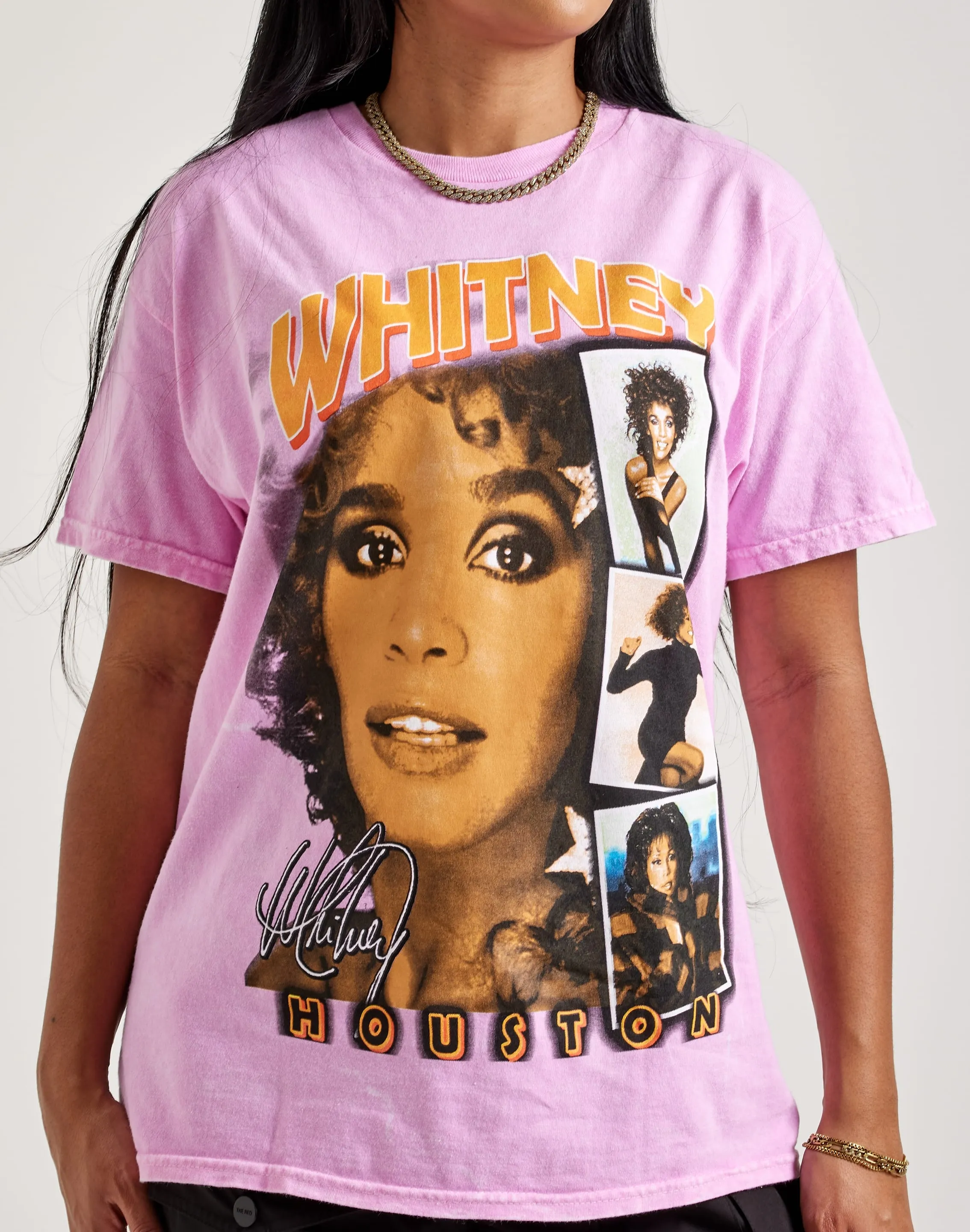 Philcos Whitney Houston Tee Fine Weave Neat Edge