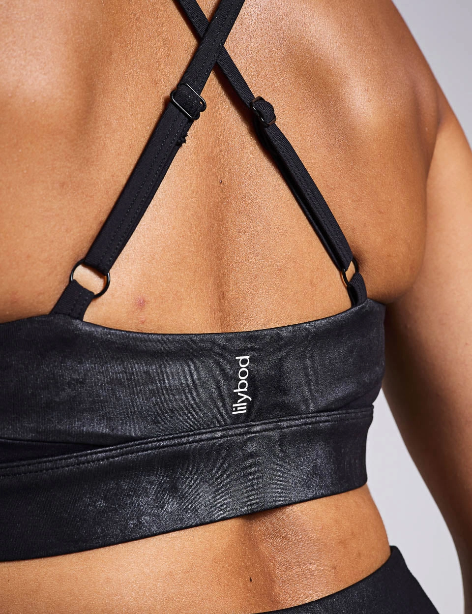 Limit High-Shine Sports Bra - Animal Black Easy Wear Different sizes seams