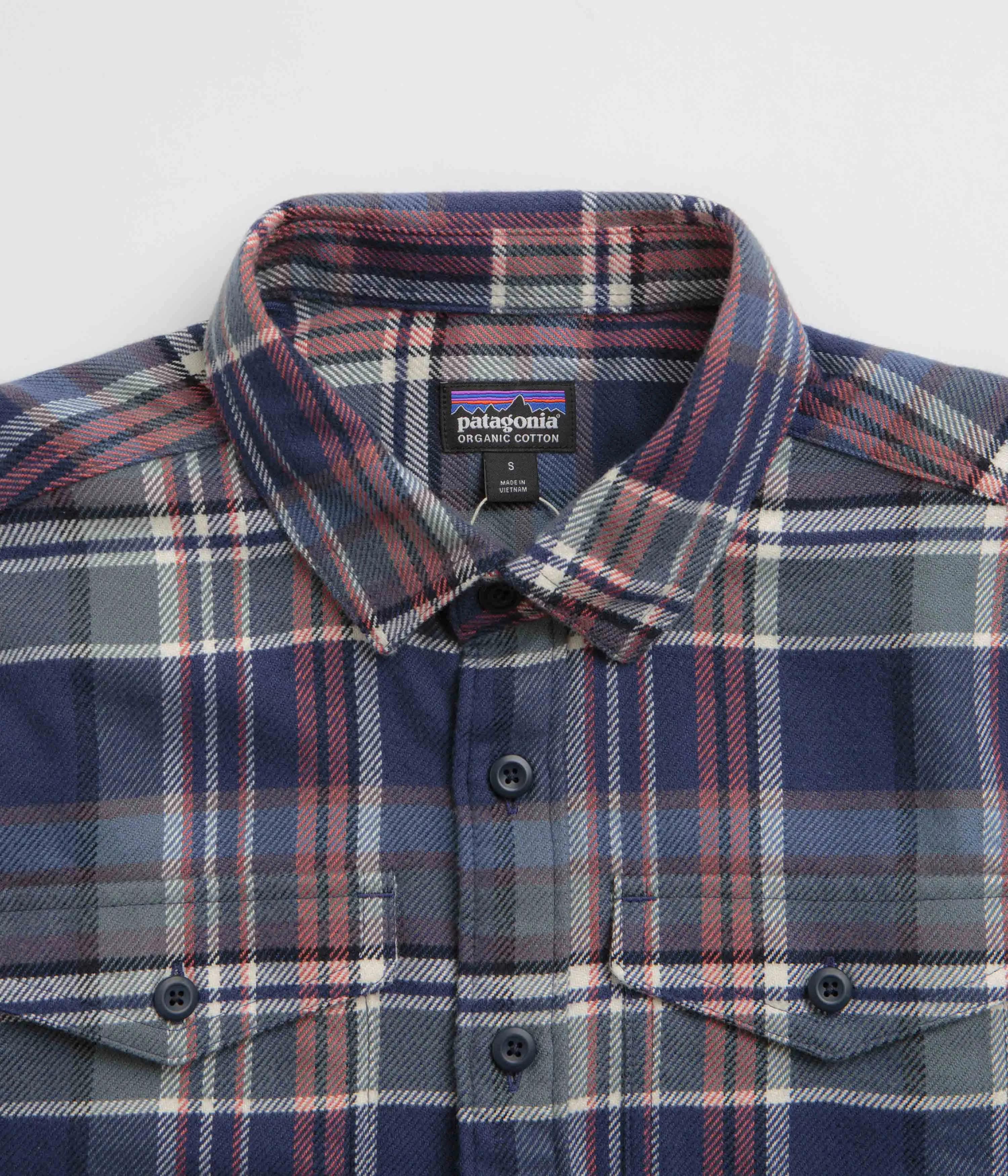 Patagonia Fjord Flannel Shirt - Adventurer: New Navy Business Meeting