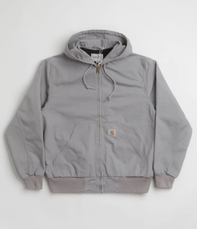 Convertible Collar Style Articulated Seams Carhartt OG Active Jacket - Yosemite Rinsed