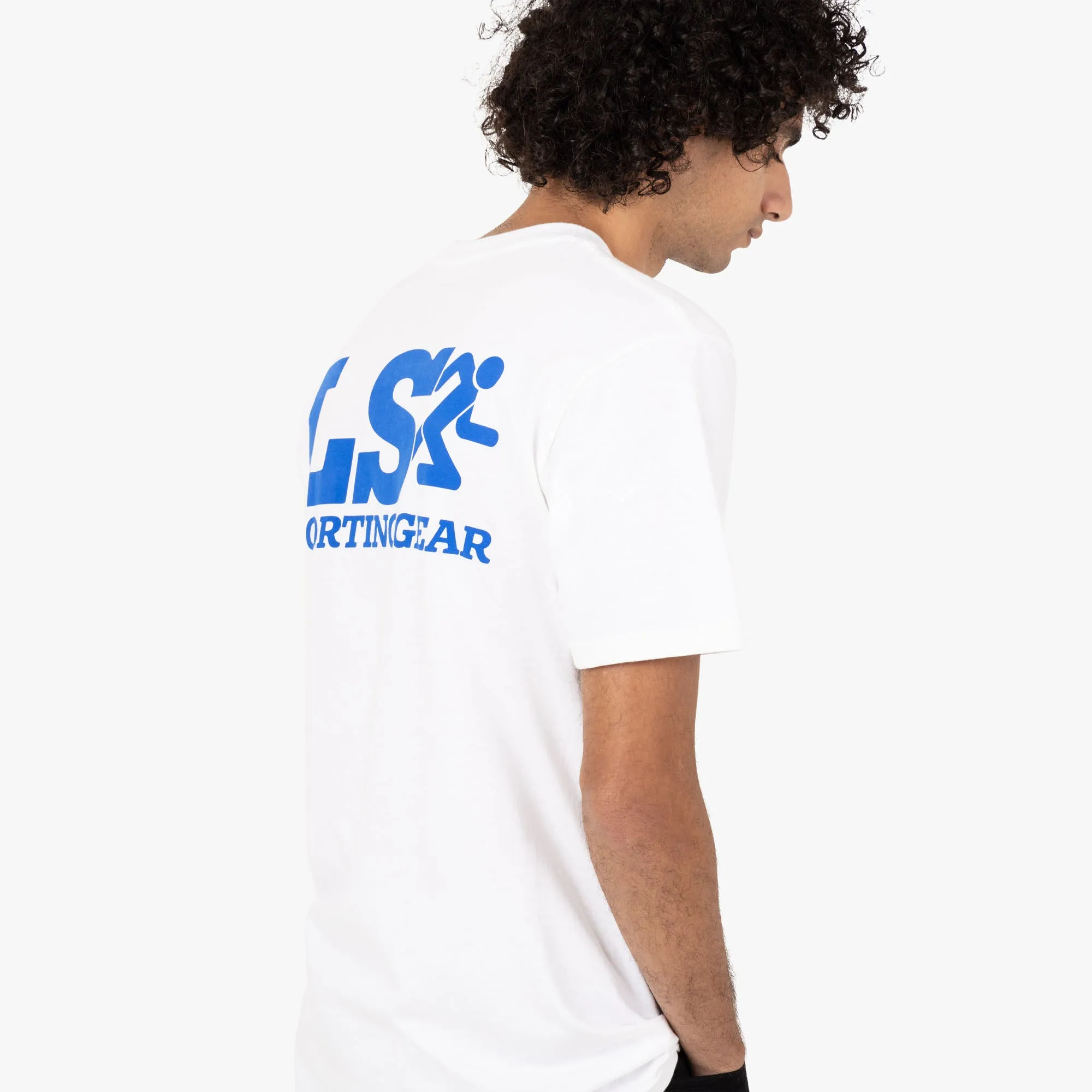 embroidery Breathable Design Livestock Sporting Gear T-shirt / White