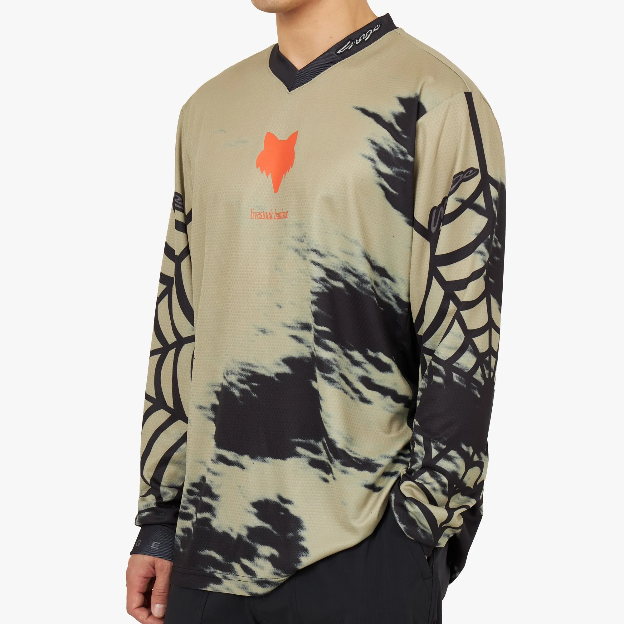 holiday season Livestock x Fox Racing Jersey / Black