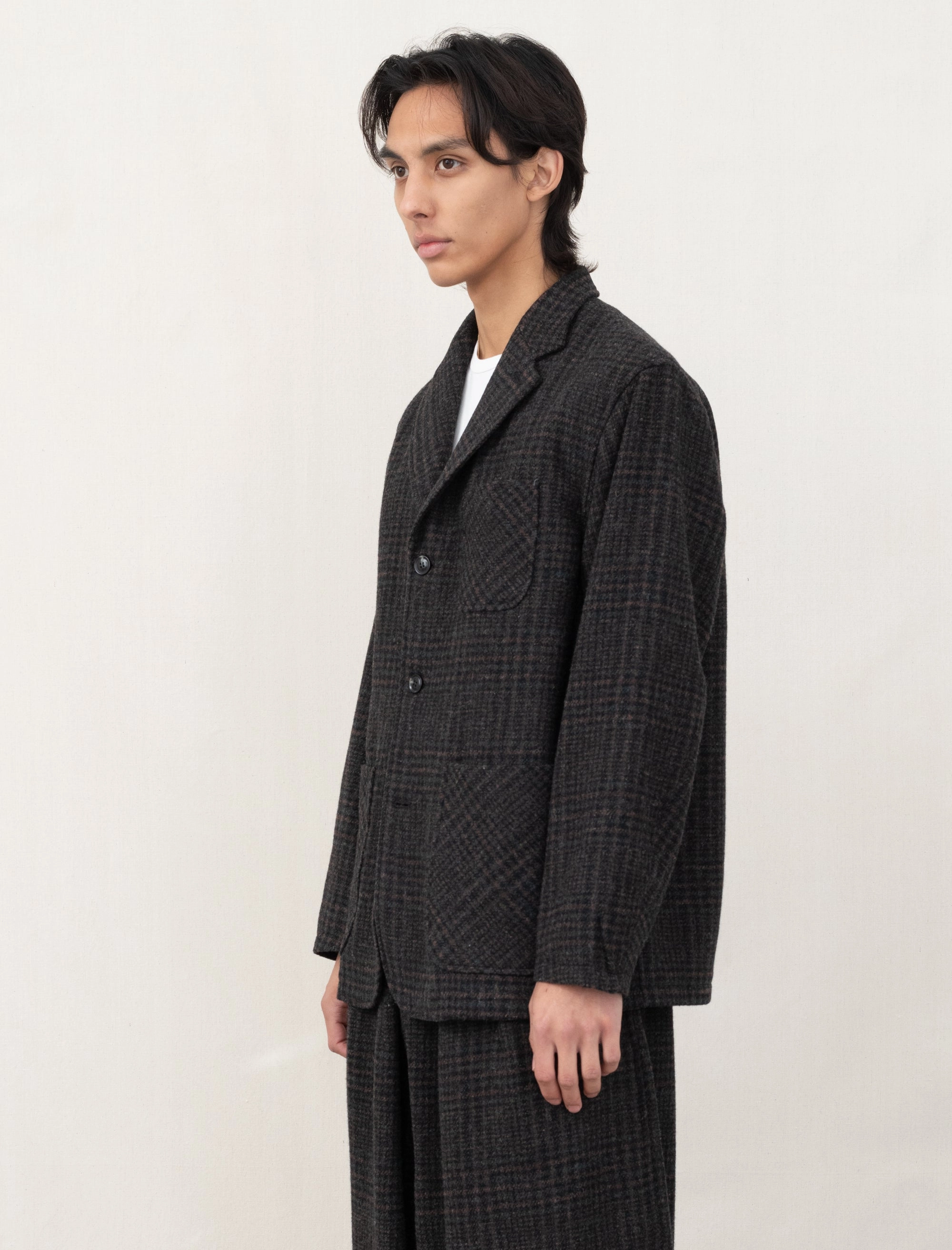 Loafer Jacket (Wool Glen Plaid) FlexibleCuffSystem