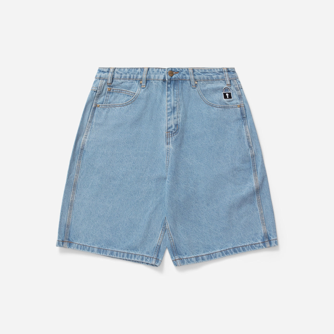 cargo style Lock Denim Shorts