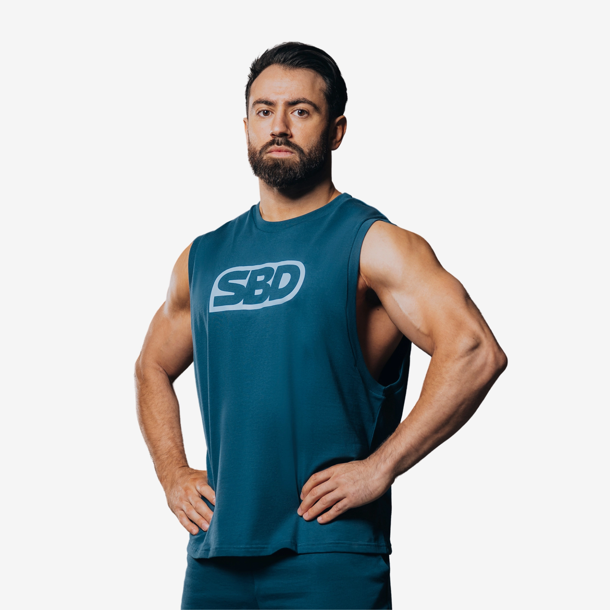 SBD Reflect Range Tank - Mens Low Maintenance Fabric Ribbed Trim
