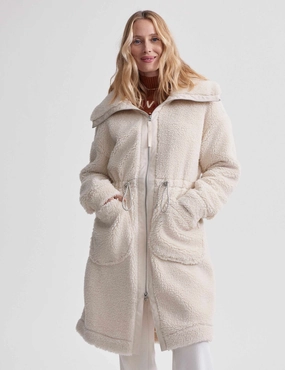 Logan Sherpa Coat - Sandshell Breathable City Style Functional Look