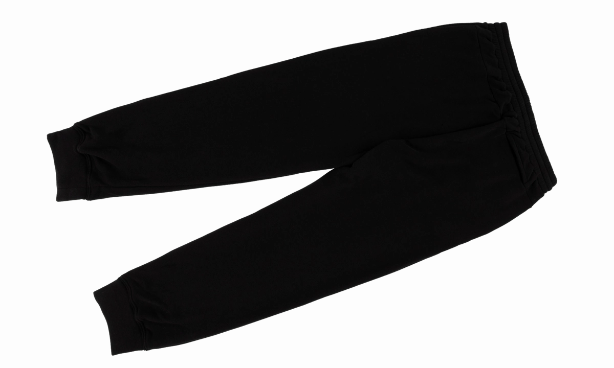 Logo Velour-Lined Sweatpants "Black Burrr Sweatpants"