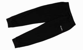 Logo Velour-Lined Sweatpants "Black Burrr Sweatpants"