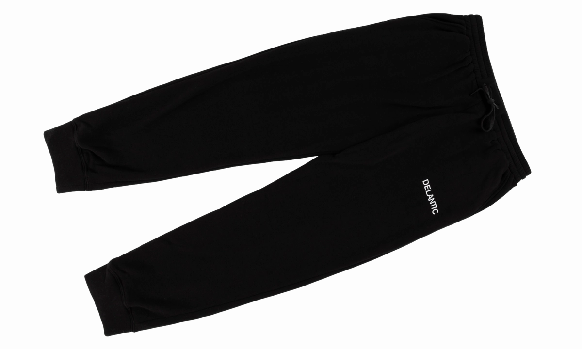 Logo Velour-Lined Sweatpants "Black Burrr Sweatpants"
