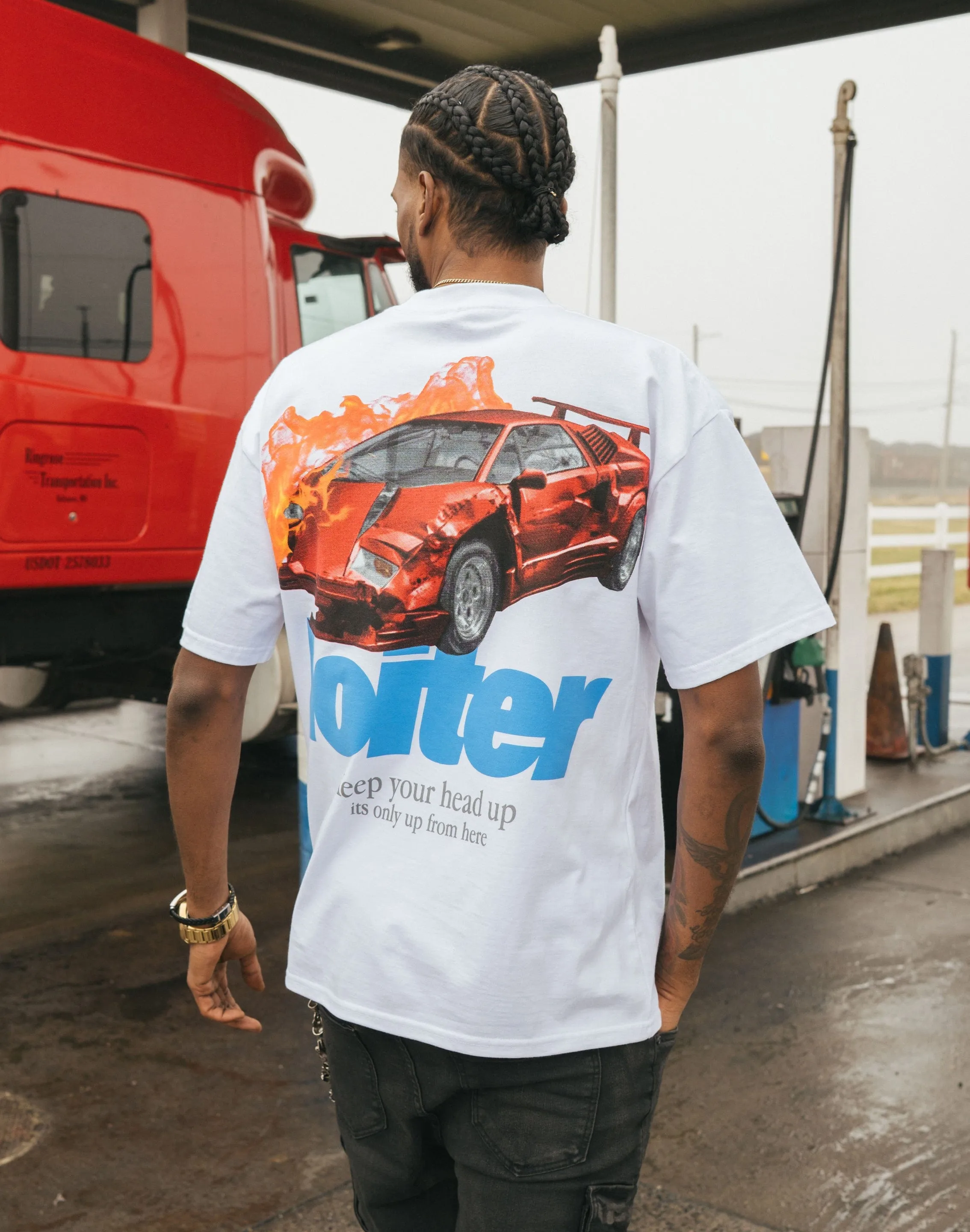Loiter Collision Tee EcoFriendly Material
