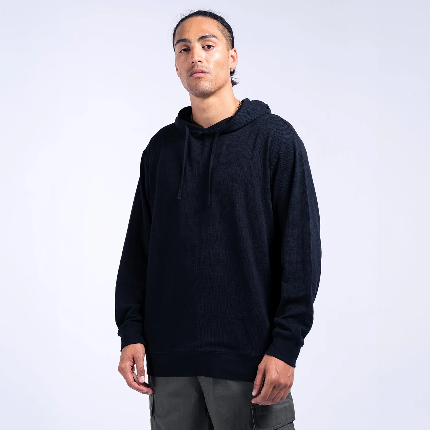 Breathable fabric Long Sleeve Thermal Hoody - Mens
