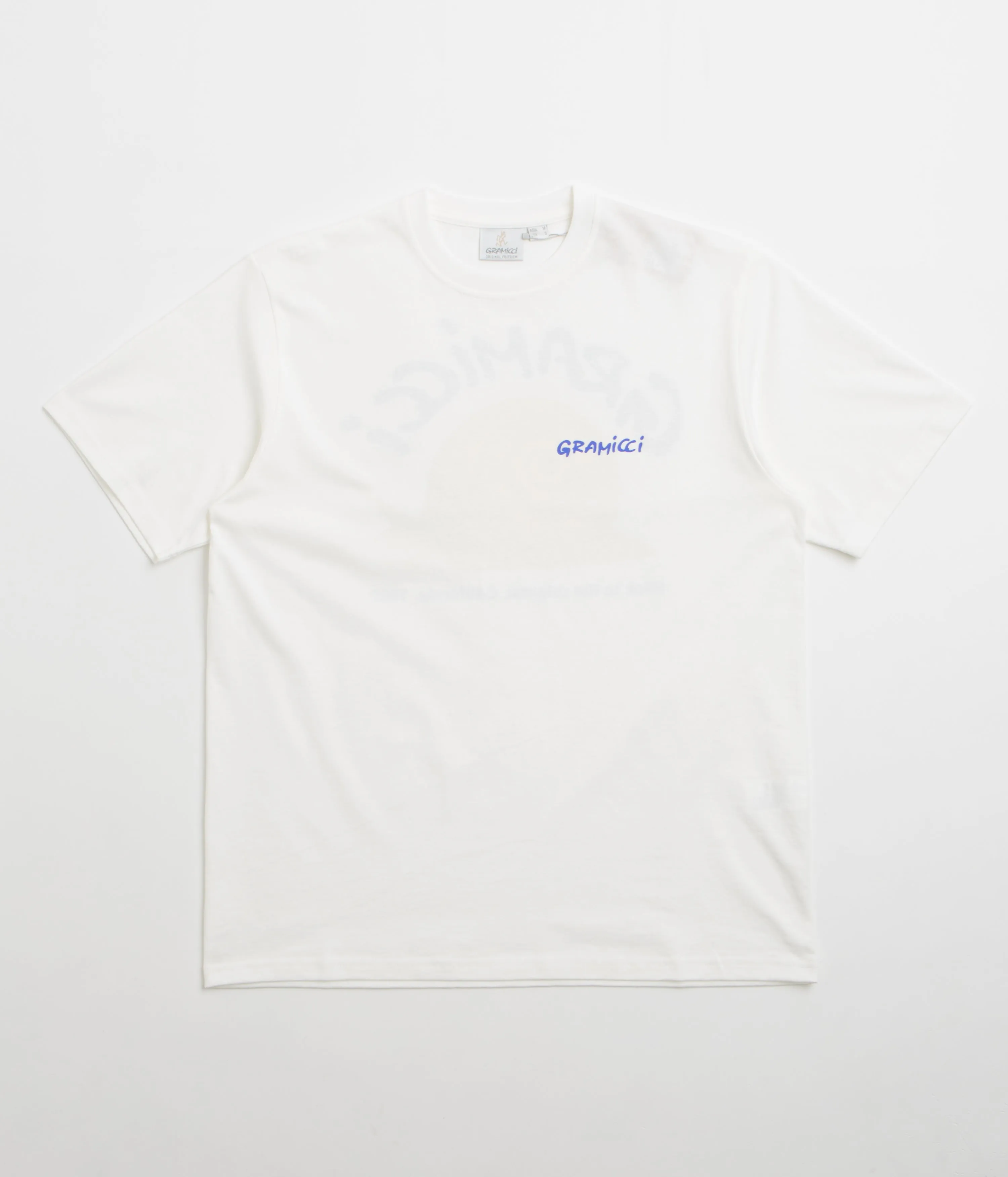 Gramicci Snail T-Shirt - White piping Graphic Prints