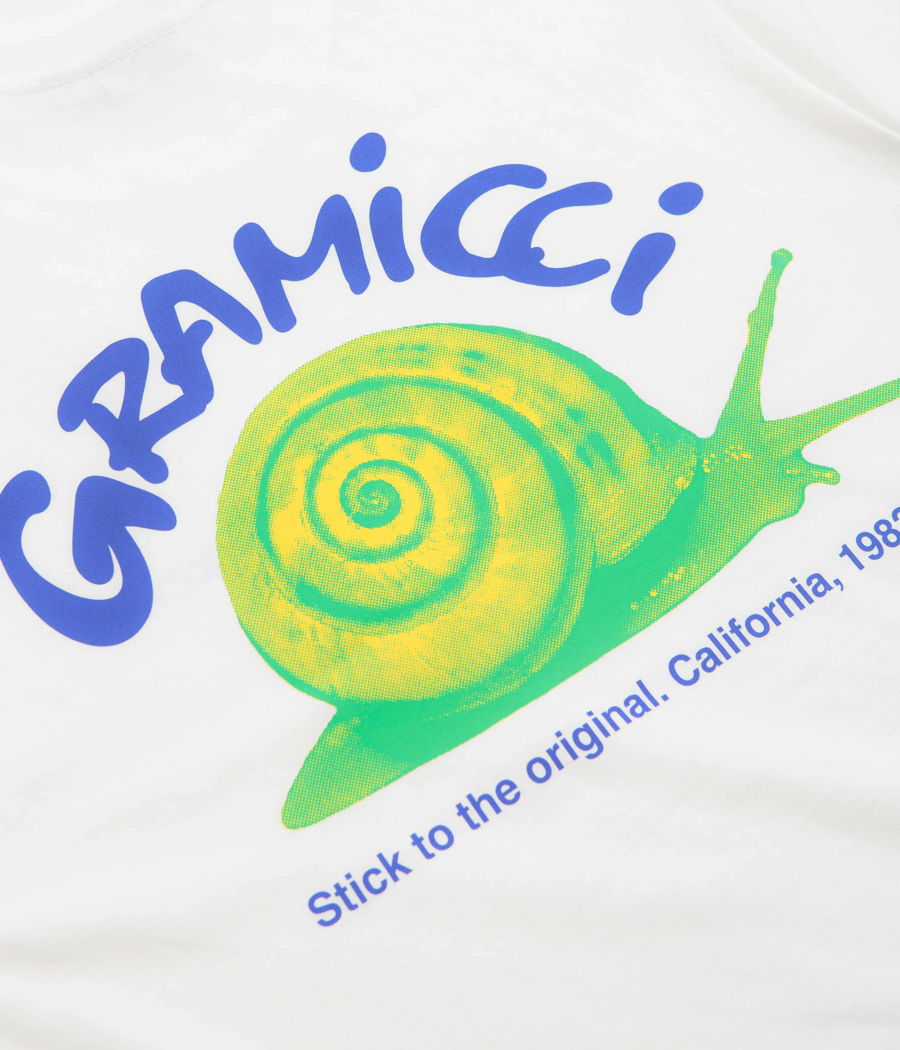 Gramicci Snail T-Shirt - White American size