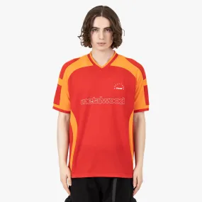 Metalwood Metal Paneled Jersey Red / Orange Limited availability Functional details