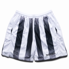 Babylon BFC Football Shorts - White Travel Fit RecycledPolyester