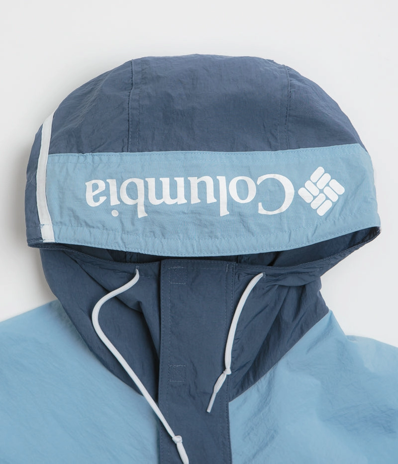 Columbia Challenger II Windbreaker Jacket - Dark Mountain / Ripple Blue BreathableTechnology Functional Wear