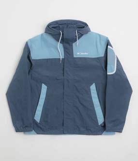 Columbia Challenger II Windbreaker Jacket - Dark Mountain / Ripple Blue Comb countryside